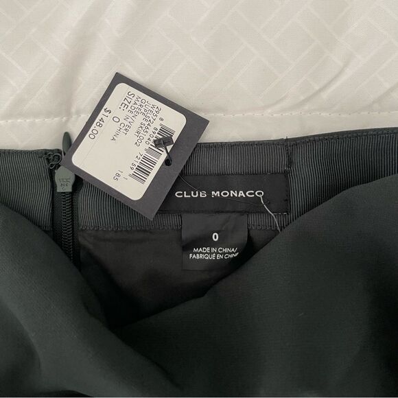 NWOT CLUB MONACO Welse Skirt in Green - Picture 8 of 9